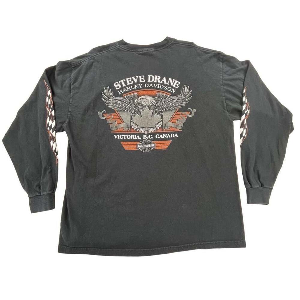 2003 Harley-Davidson "Steve Drane" Racing Long Sleeve 🏁🔥